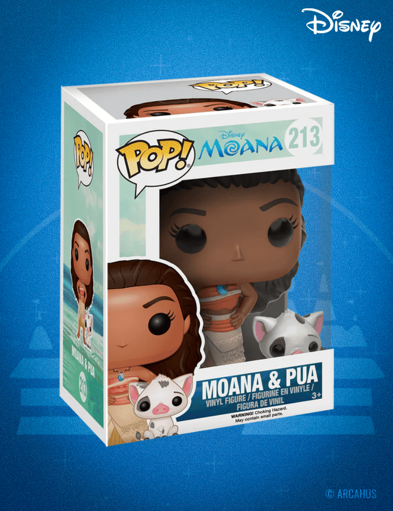 Vaiana (Moana) et Pua n°213 - Figurine Funko POP! Disney Vaiana