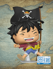 Monkey D. Luffy avec Drapeau n°2214 - Figurine Funko POP! Animation One Piece
