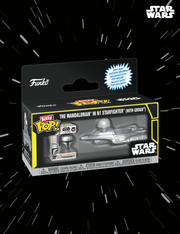 Mando et Grogu dans le N1 Starfighter - Funko Bitty POP! Ride Star Wars The Mandalorian