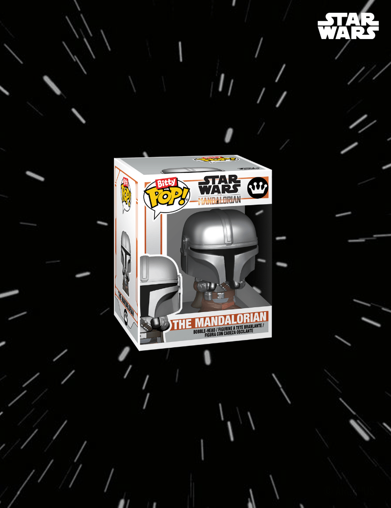 Mando et Grogu dans le N1 Starfighter - Funko Bitty POP! Ride Star Wars The Mandalorian