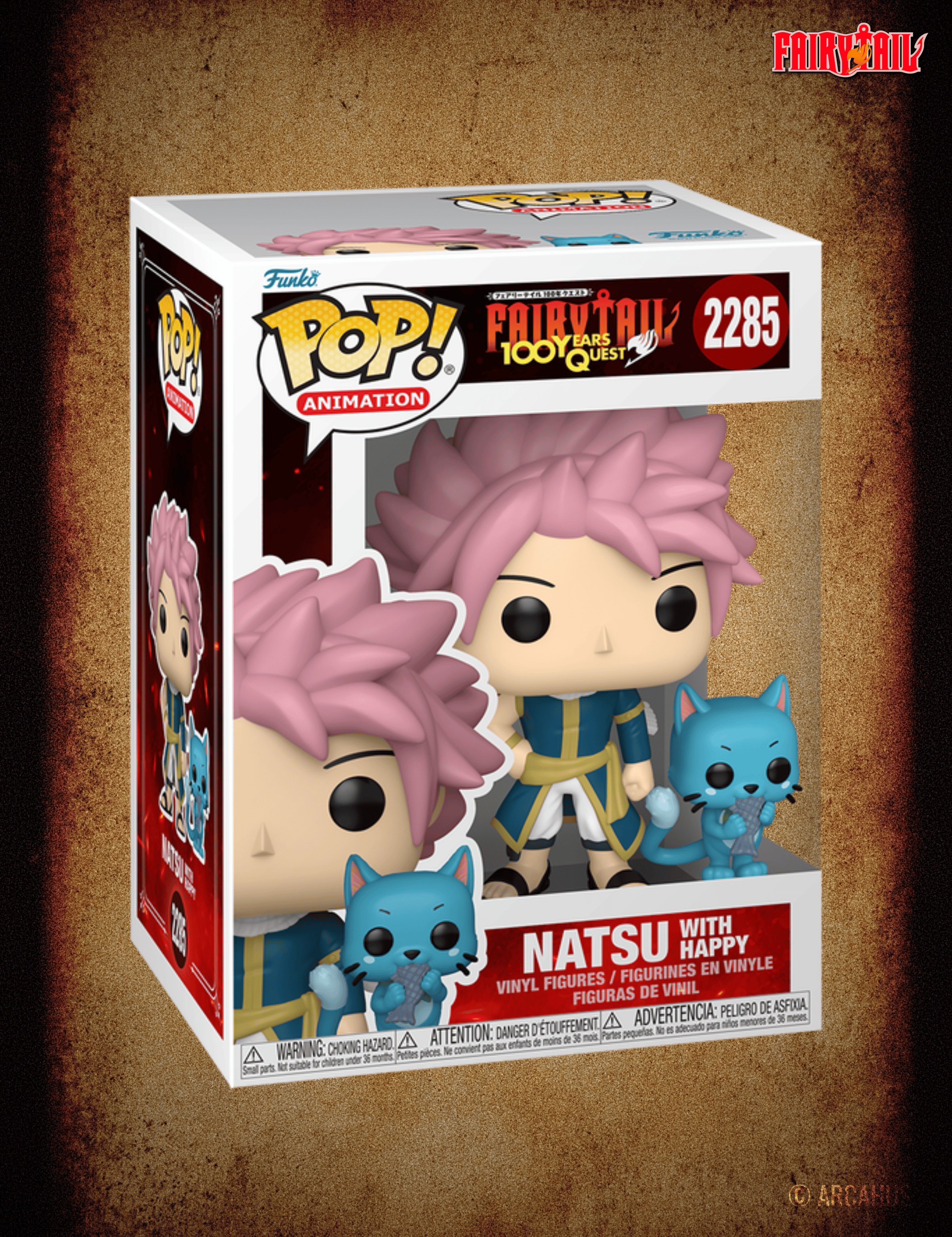 Natsu & Happy n°2285 - Figurine Funko POP! Animation Fairy Tail 100 Years Quest