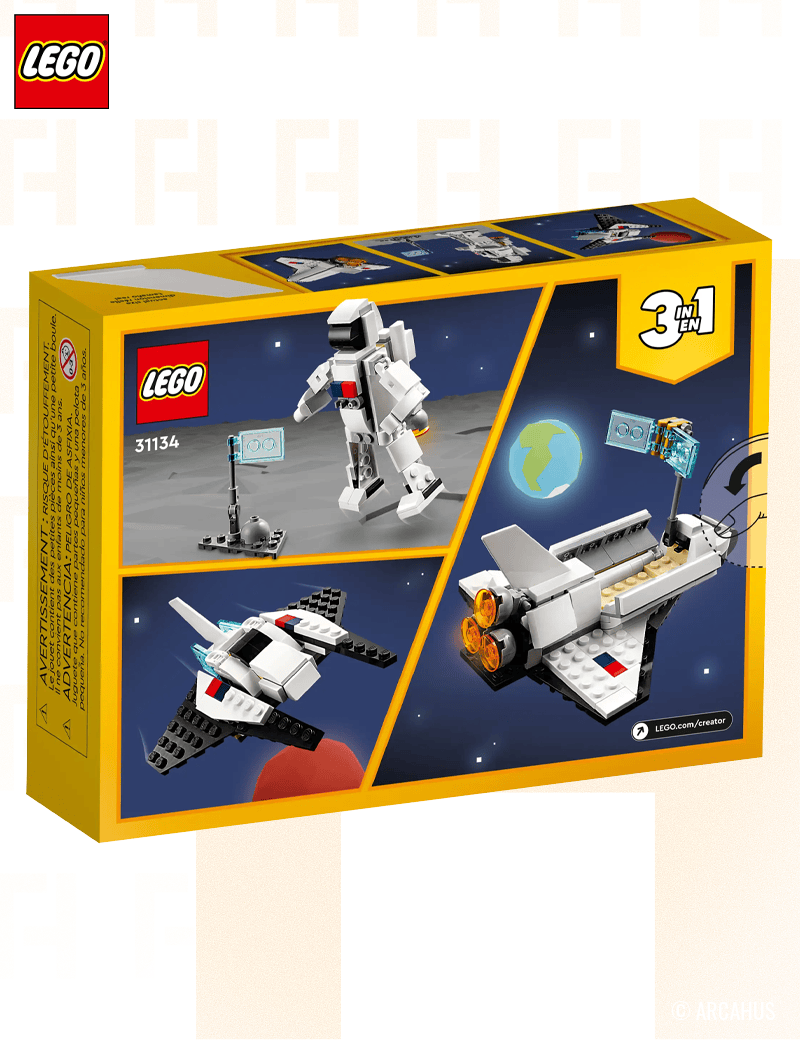 La navette spatiale 3 en 1 - Lego Creator 31134