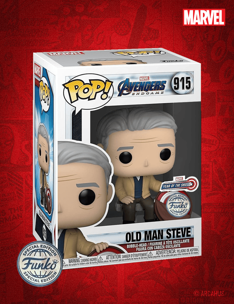 Steve "Vieil Homme" n° 915 - Figurine Funko POP! Marvel Studios Avengers Endgame