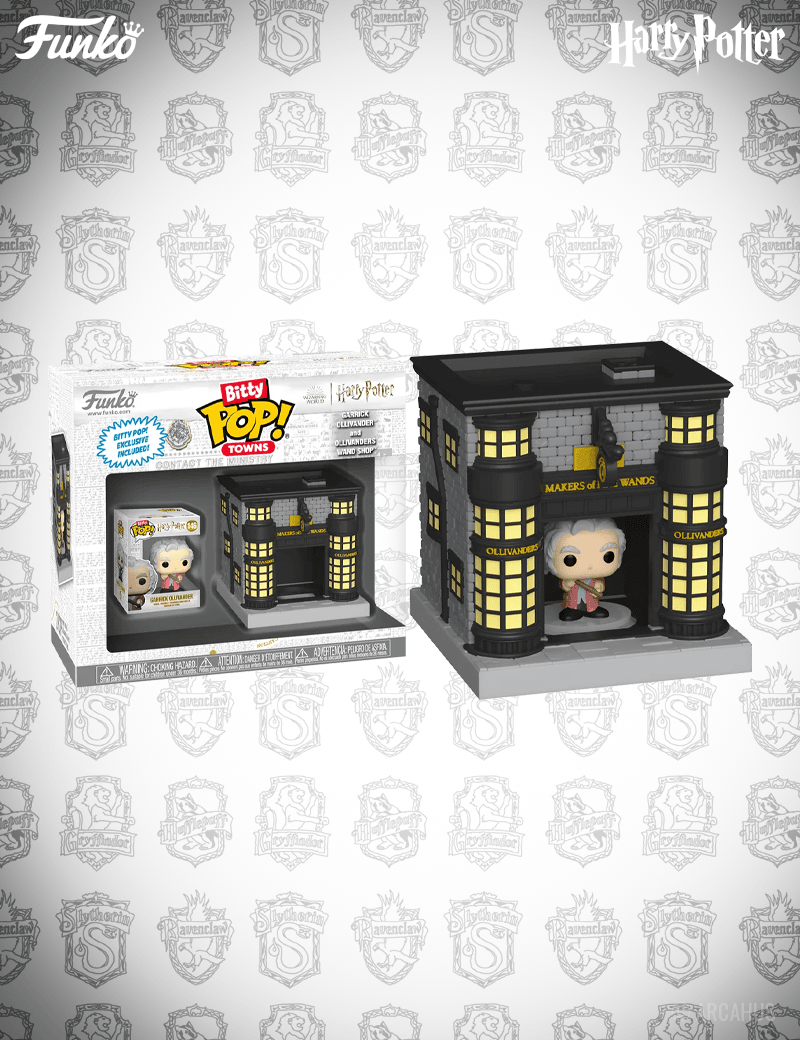 Garrick Ollivander et magasin Ollivander - Funko Bitty POP! Town Harry Potter