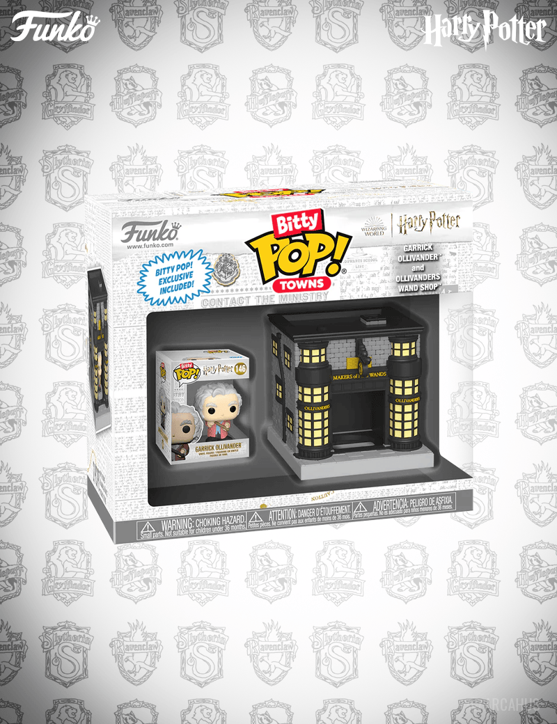 Garrick Ollivander et magasin Ollivander - Funko Bitty POP! Town Harry Potter
