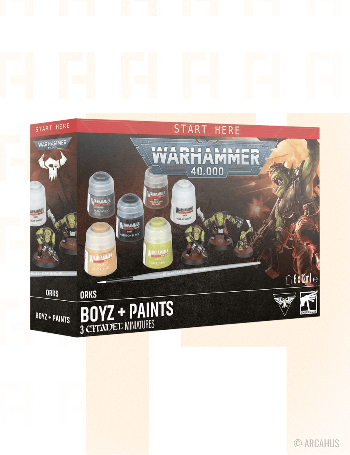 Orks: Boyz + Set de Peinture - Figurine Miniature Warhammer 40,000