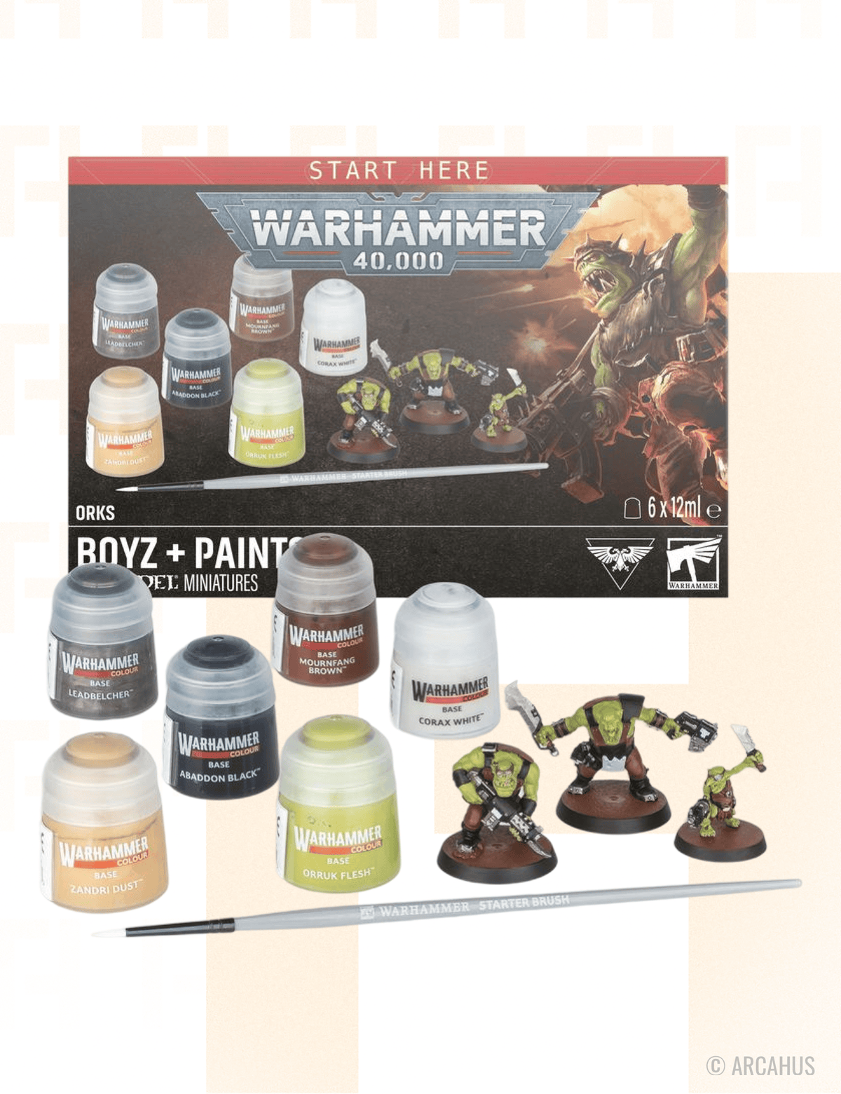 Orks: Boyz + Set de Peinture - Figurine Miniature Warhammer 40,000