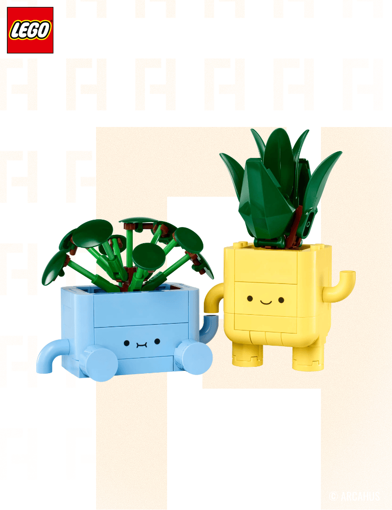 Petites plantes souriantes - LEGO® The Botanical Collection 10349