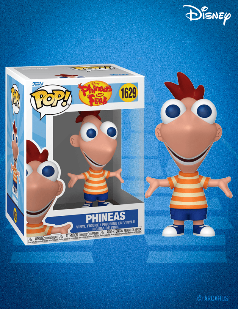 Phineas n° 1629 - Figurine Funko POP! Disney Phineas & Ferb