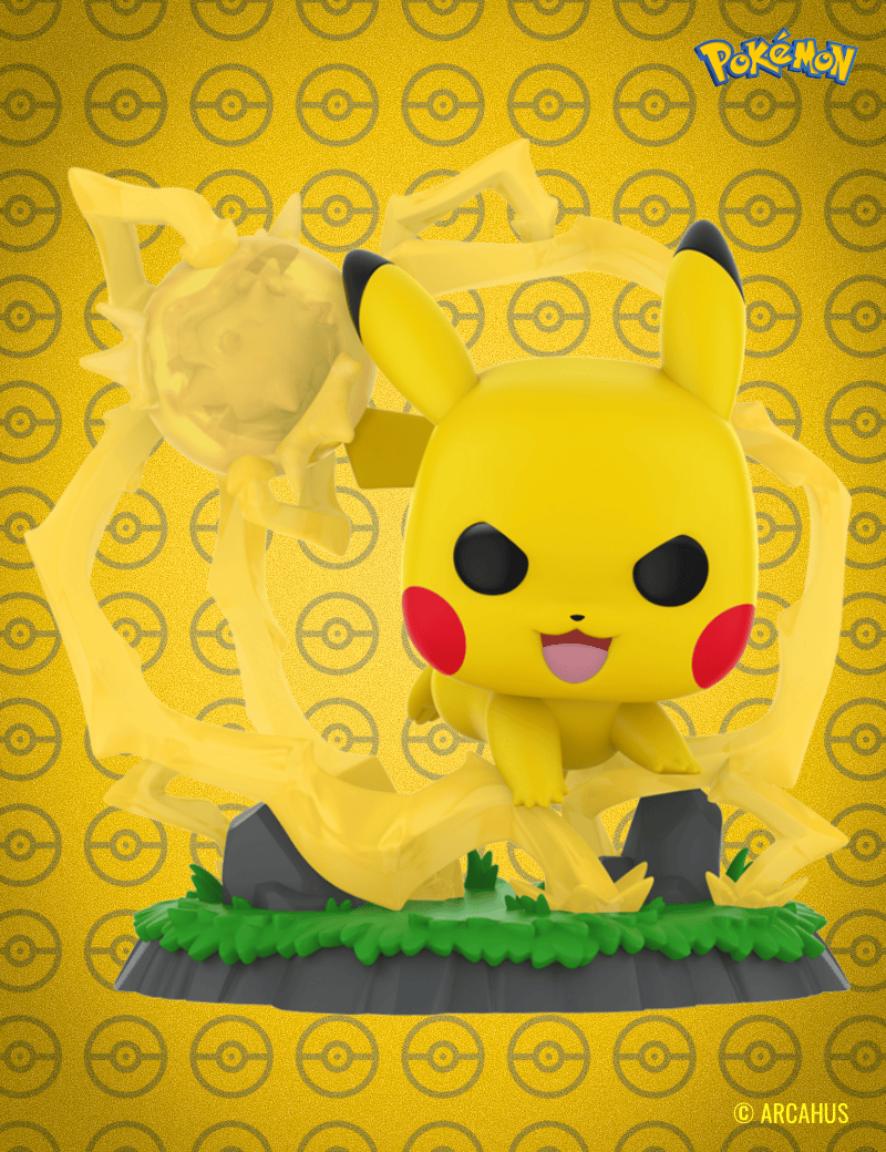 Pikachu n°1127 - Figurine Funko POP! Deluxe Games Pokémon