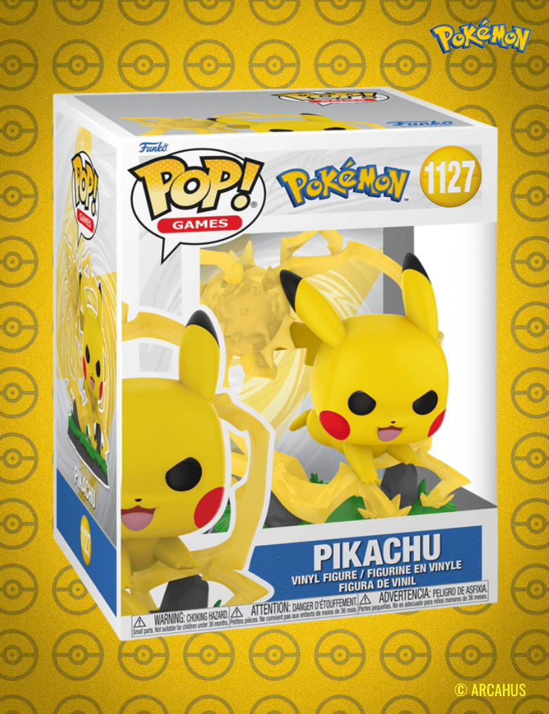 Pikachu n°1127 - Figurine Funko POP! Deluxe Games Pokémon