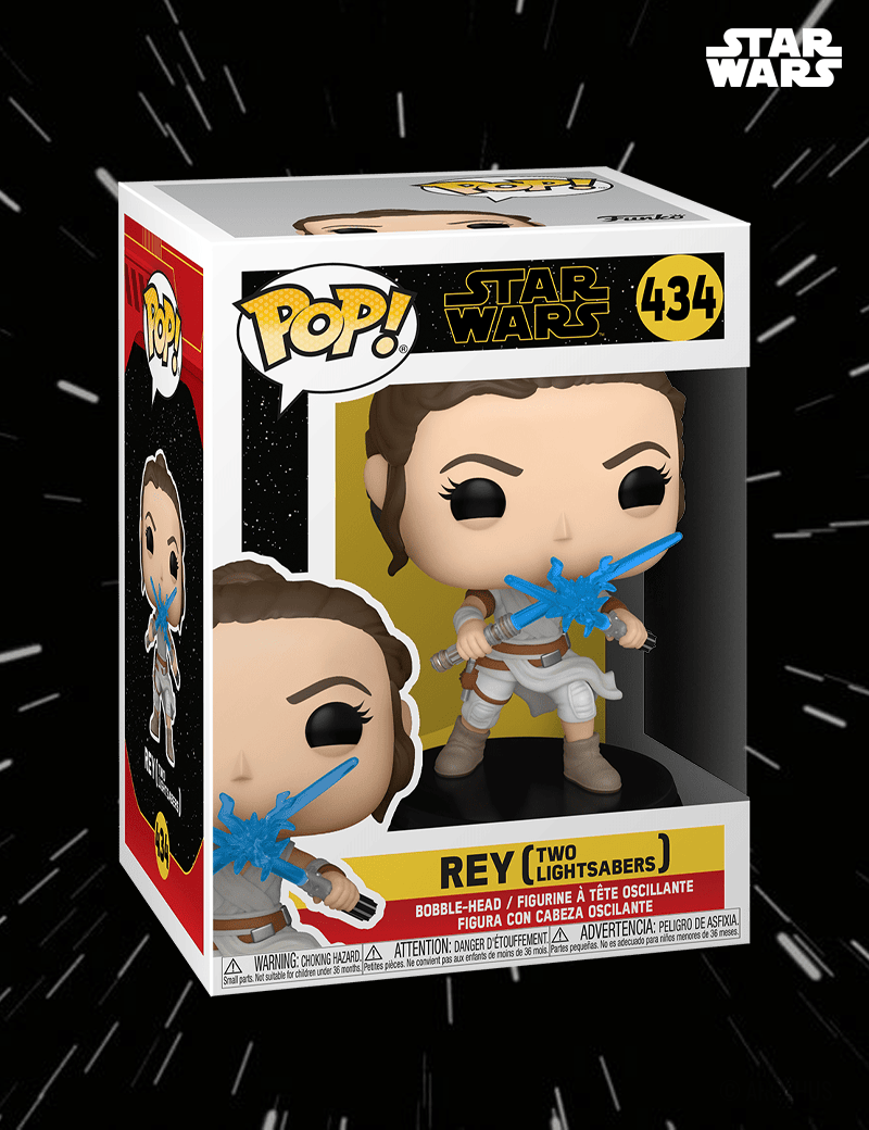 Rey (Two Lightsabers) n° 434 - Figurine Funko POP! Star Wars Episode IX