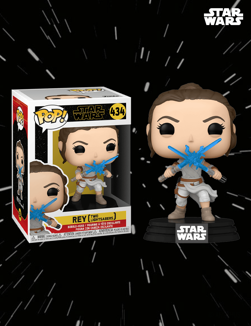 Rey (Two Lightsabers) n° 434 - Figurine Funko POP! Star Wars Episode IX