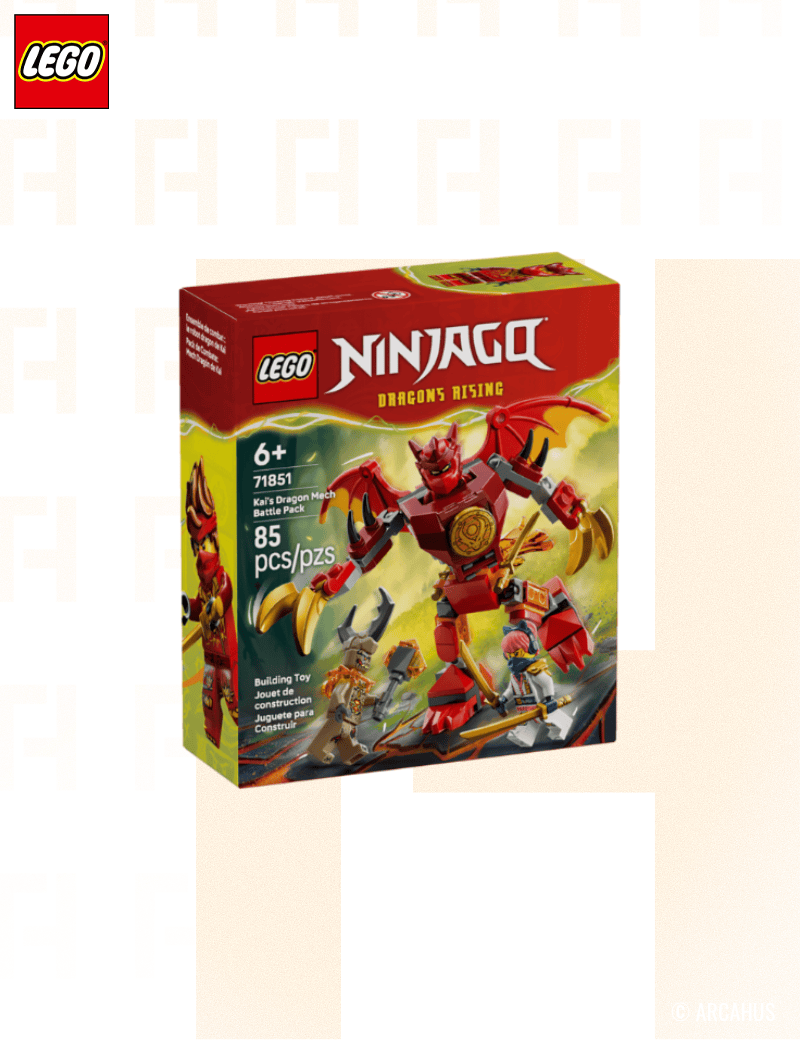 Pack de combat : le robot dragon de Kai - LEGO® Ninjago Dragons Rising 71851