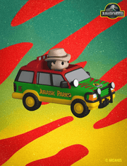 Jurassic SUV avec Dr. Alan Grant - Funko Bitty POP! Ride Jurassic Park