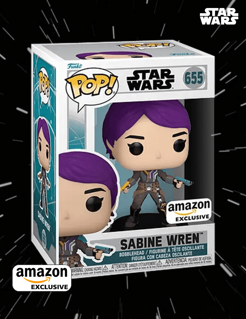 Sabine Wren n° 655 - Figurine Funko POP! Star Wars Ahsoka Amazon Exclusive