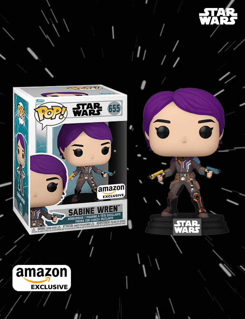 Sabine Wren n° 655 - Figurine Funko POP! Star Wars Ahsoka Amazon Exclusive