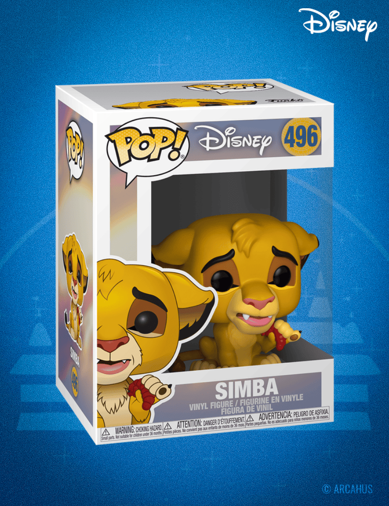 Simba n°496 - Figurine Funko POP! Disney Le Roi Lion