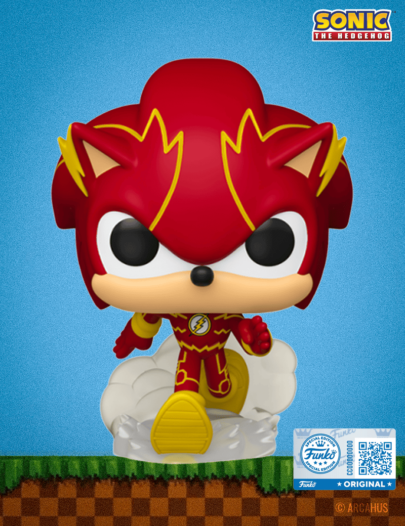 Sonic en Flash n° 593 - Figurine Funko POP! Heroes DC x Sonic The Hedgehog