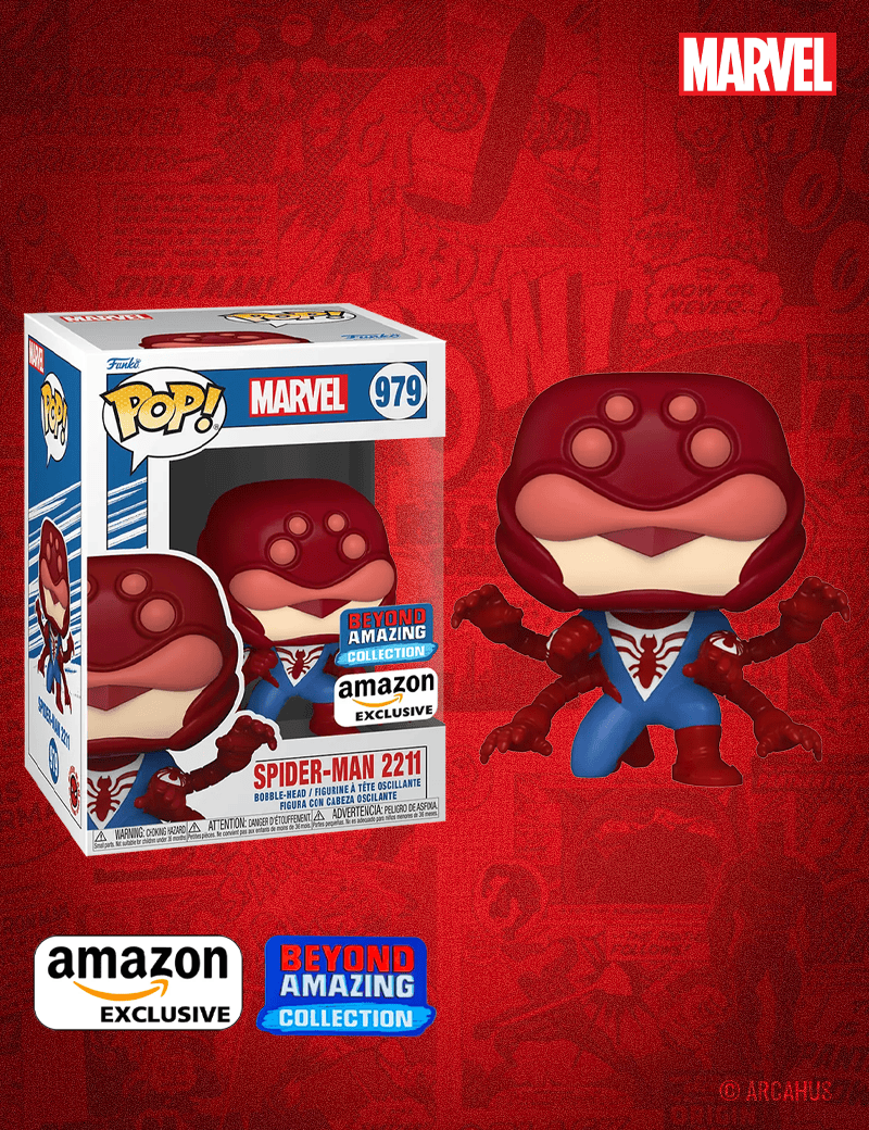 Spider-Man 2211 n° 979 - Figurine Funko POP! Marvel Spider-Man Year of the Spider Amazon Exclusive