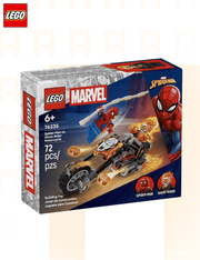 Spider-Man et sa moto contre Ghost Rider  - LEGO® Marvel Spider-Man 76335