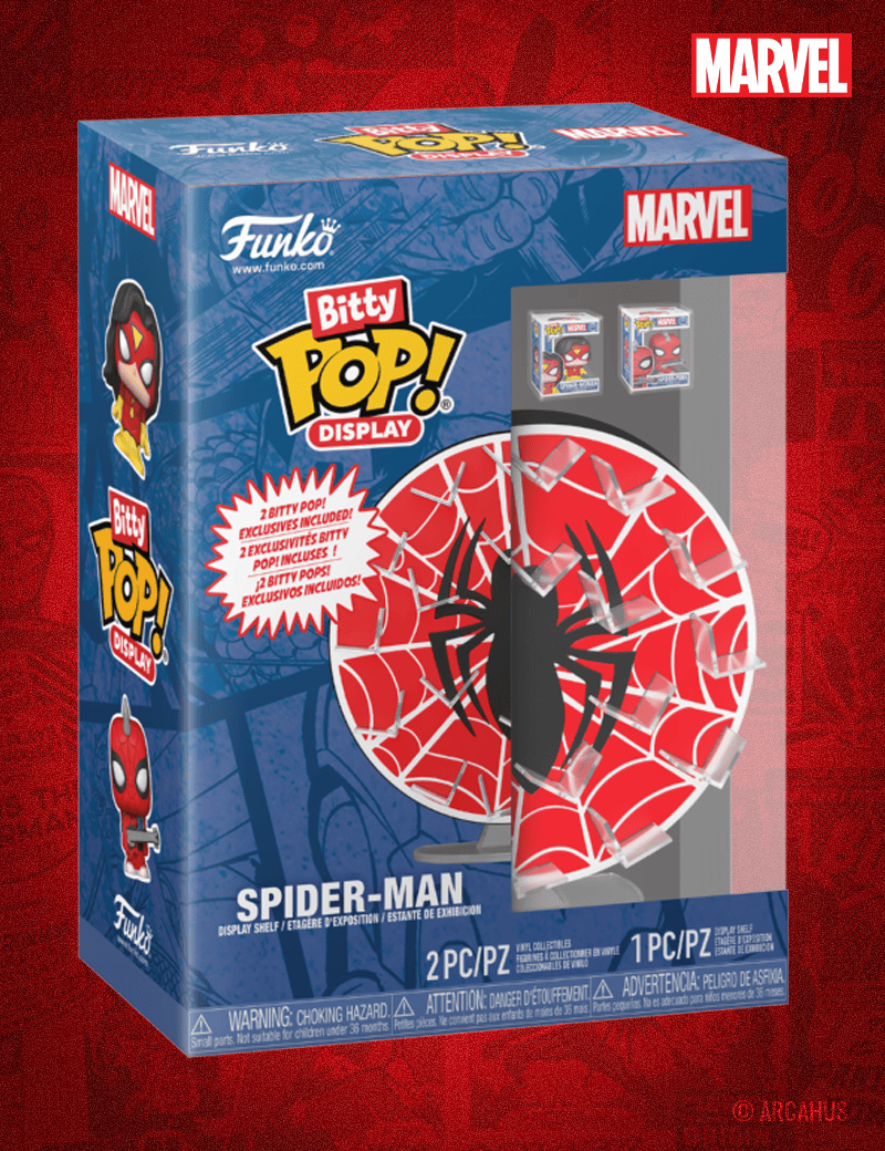 Spider-Man Web - Funko Bitty POP! Display Marvel Spider-Man