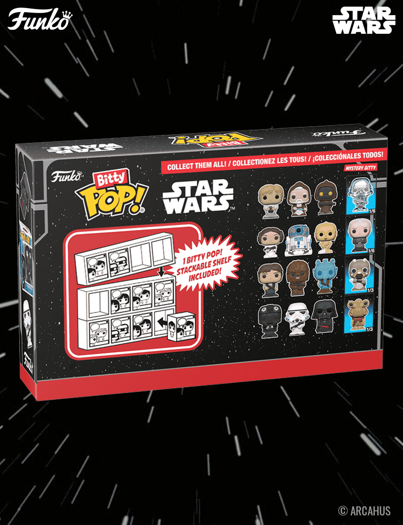 Pack de 4 figurines - Funko Bitty POP! Star Wars Série 4