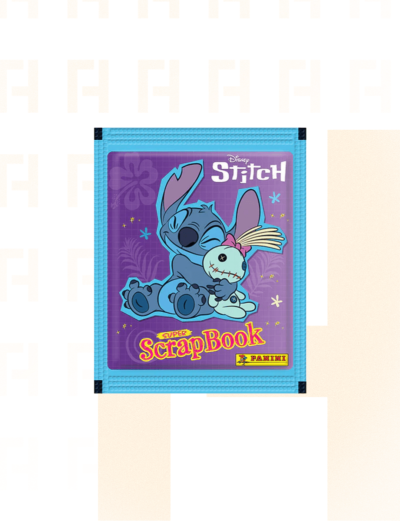 Stitch - Panini Packets 5 Stickers