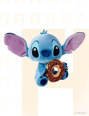 Stitch (Donut) - Peluche 25 cm Lilo et Stitch