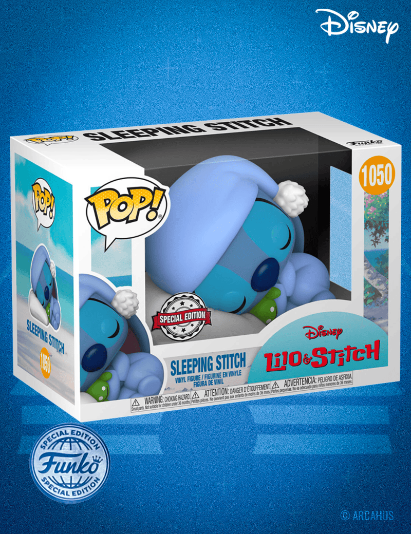 Sleeping Stitch n° 1050 - Figurine Funko POP! Disney Lilo & Stitch