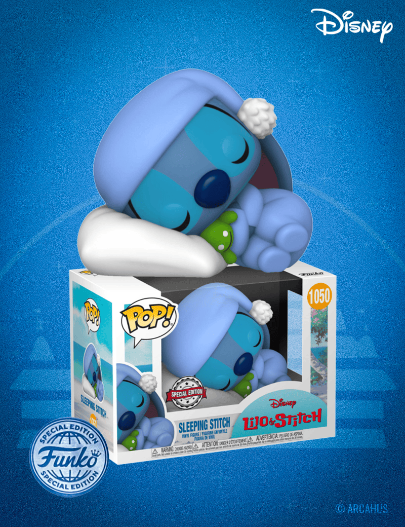 Sleeping Stitch n° 1050 - Figurine Funko POP! Disney Lilo & Stitch
