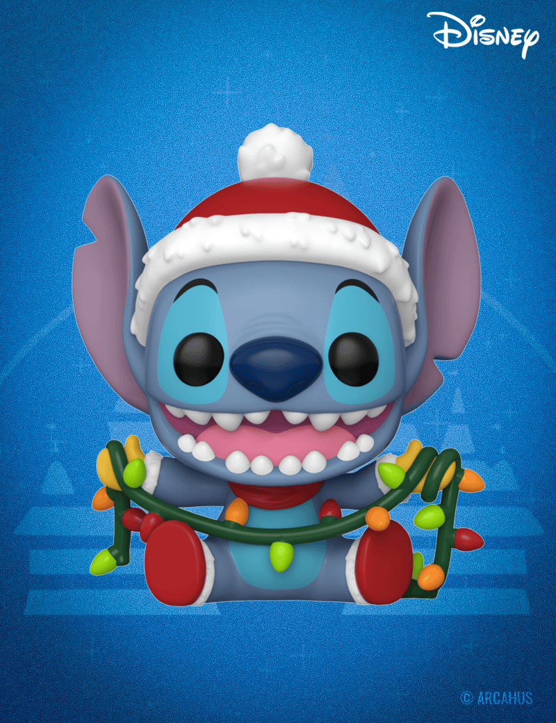 Stitch avec Guirlandes n° 1504 - Figurine Funko POP! Disney Lilo & Stitch