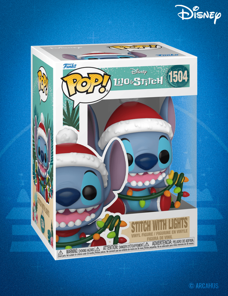 Stitch avec Guirlandes n° 1504 - Figurine Funko POP! Disney Lilo & Stitch