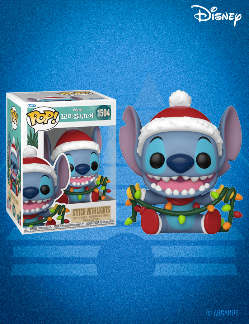 Stitch avec Guirlandes n° 1504 - Figurine Funko POP! Disney Lilo & Stitch