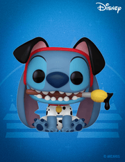 Stitch en Pongo n° 1462 - Figurine Funko POP! Disney Stitch en Costumes