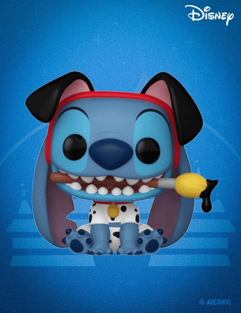 Stitch en Pongo n° 1462 - Figurine Funko POP! Disney Stitch en Costumes