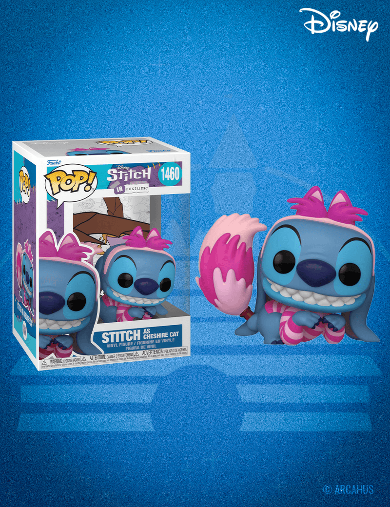 Stitch en Chat du Cheshire n° 1460 - Figurine Funko POP! Disney  Lilo & Stitch
