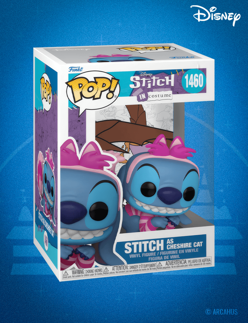 Stitch en Chat du Cheshire n° 1460 - Figurine Funko POP! Disney  Lilo & Stitch
