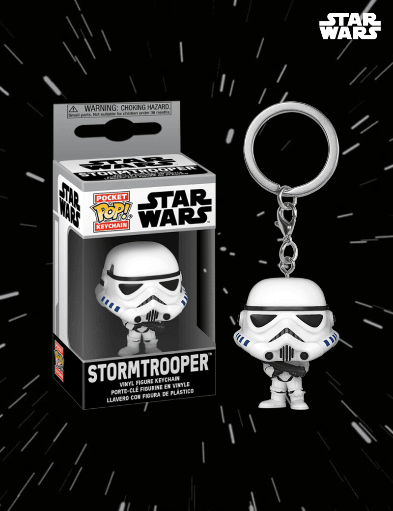 Stormtrooper Porte-clé - Figurine Funko POP! Pocket Keychain Star Wars