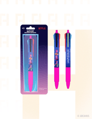 K-Pop Demon Hunters - Stylo-Bille à 4 Couleurs