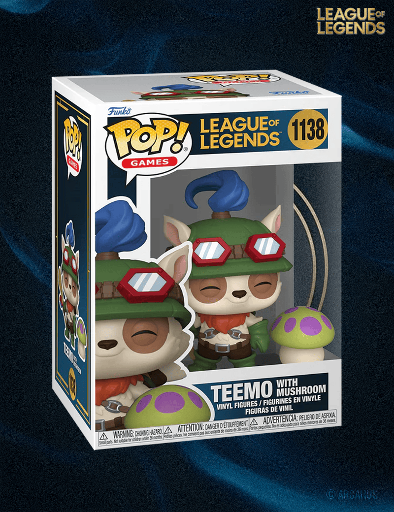 Teemo avec Champignon n° 1138 - Figurine Funko POP! Games League of Legends