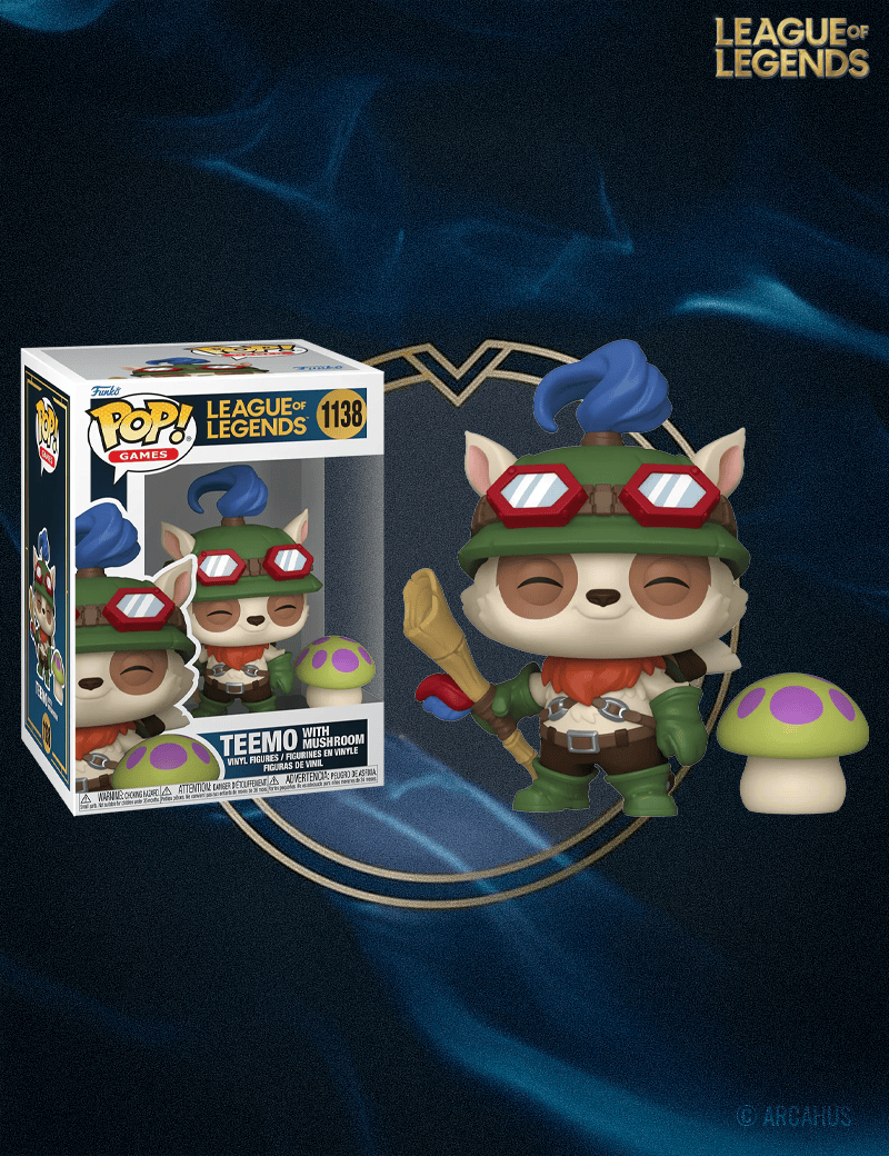 Teemo avec Champignon n° 1138 - Figurine Funko POP! Games League of Legends