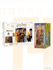 Terrain de Quidditch - Book Nook Harry Potter 124pcs + Eclairage LED