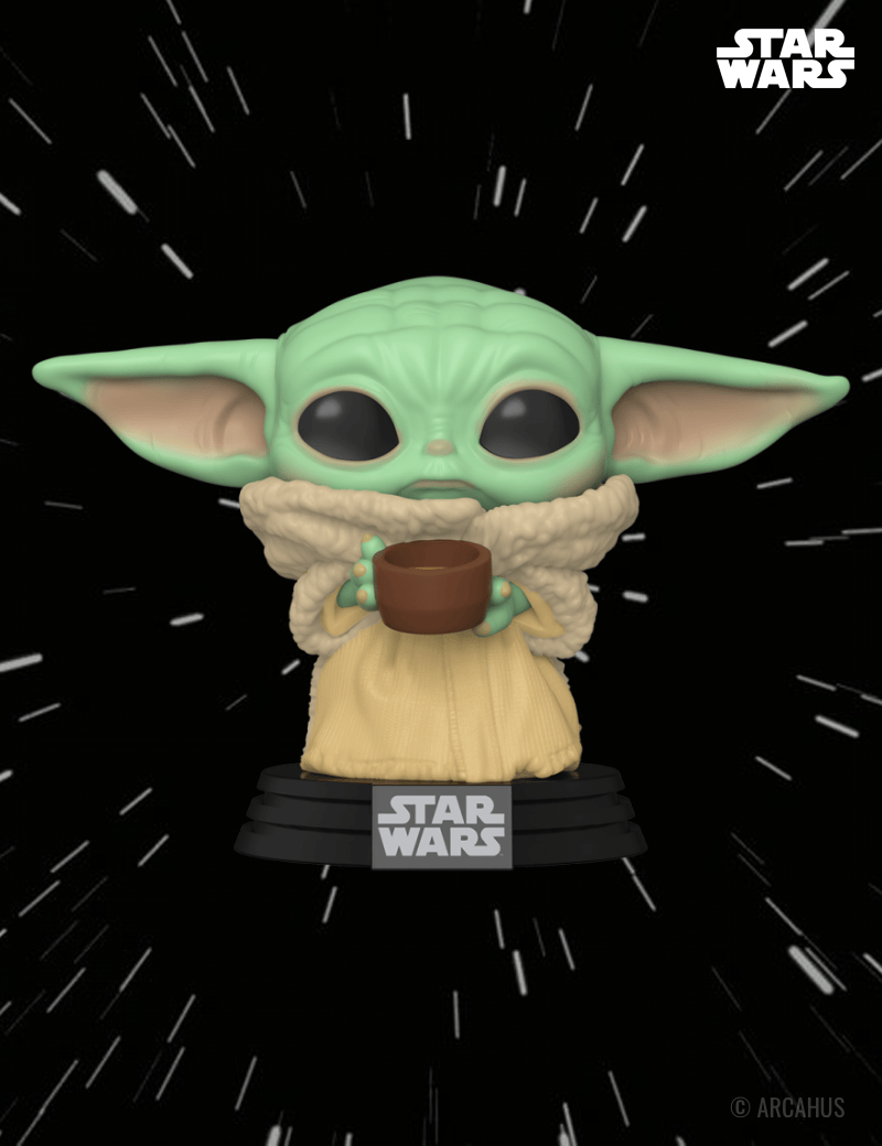 L'Enfant avec une tasse (The Child w/Cup) n°378 - Figurine Funko POP! Star Wars The Mandalorian