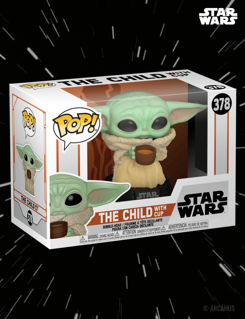 L'Enfant avec une tasse (The Child w/Cup) n°378 - Figurine Funko POP! Star Wars The Mandalorian