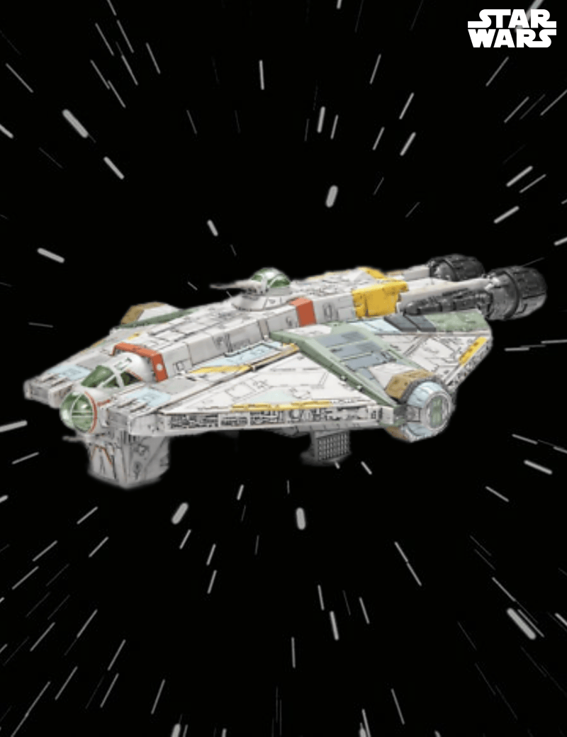 The Ghost (Rebels) - Véhicule 30cm & Figurine Assault Class Star Wars Micro Galaxy Squadron