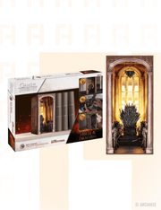Thrône de Fer - Book Nook Game of Thrones 91pcs + Eclairage LED