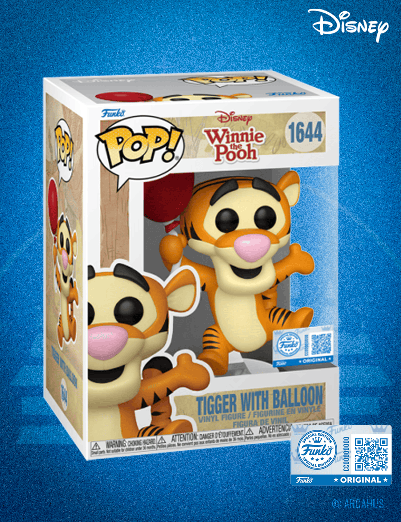 Tigrou avec ballon n° 1644 - Figurine Funko POP! Disney Winnie l'Ourson