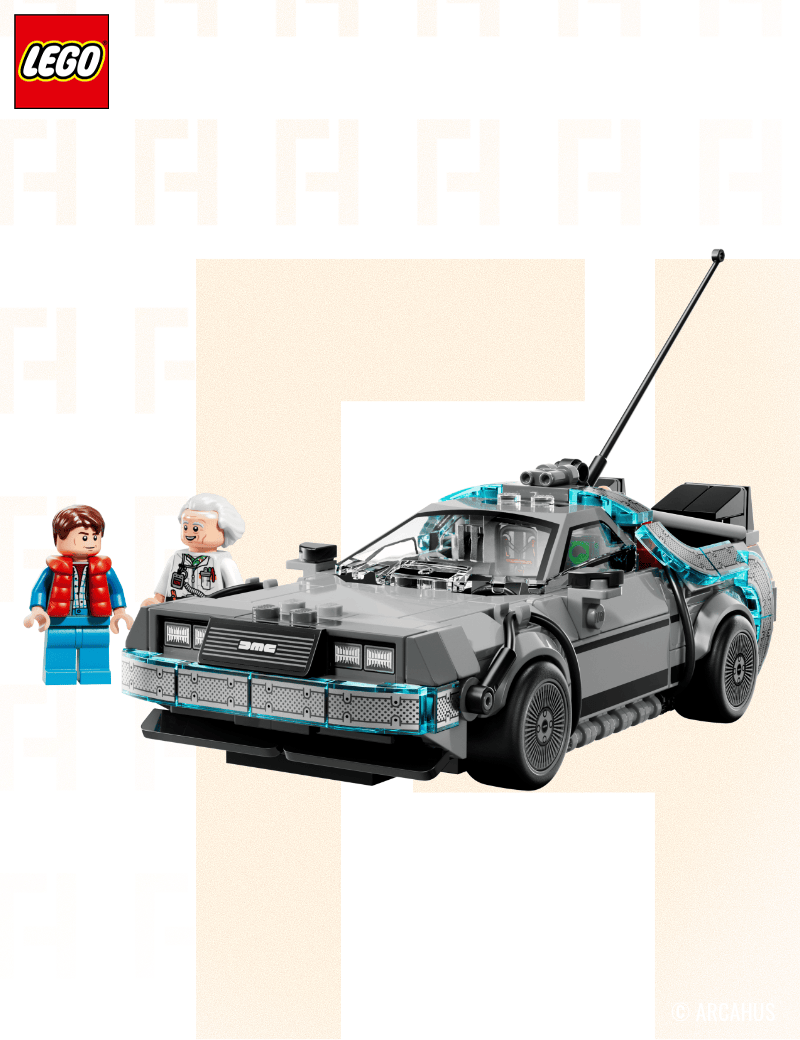 La machine à remonter le temps de Retour vers le futur - Lego Speed Champions 77256