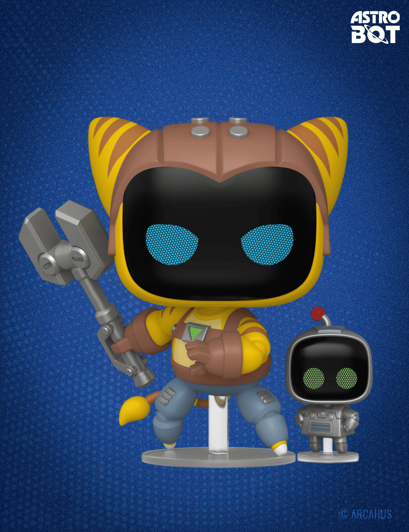 Tooles-Up Mechanic (Ratchet et Clank) n°1304 - Figurine Funko POP! Games Astro Bot
